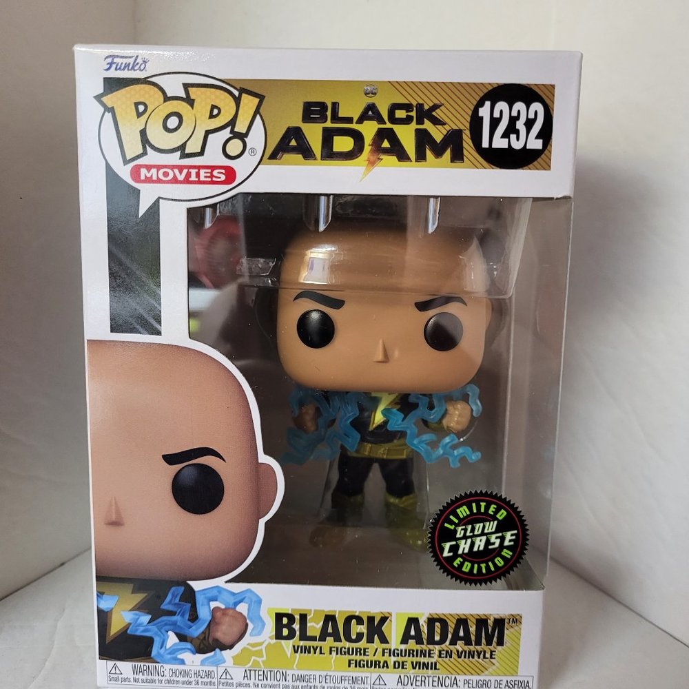 Funko POP! Black Adam Chase Edition Glow In The Dark #1232 Brand New Toy Gift
